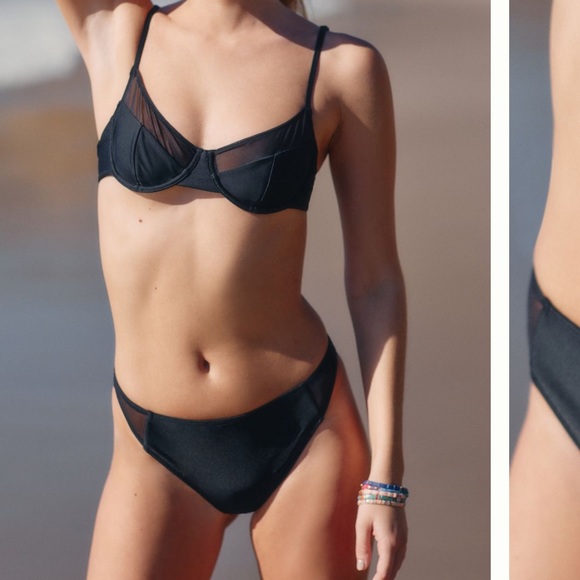 NWT Solid & Striped Emily Bikini Bottom - Picture 1 of 6